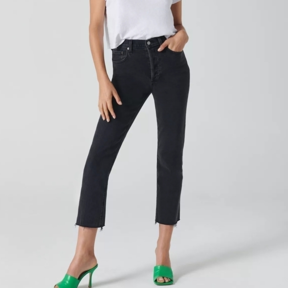 Aritzia Denim Forum The Arlo High Rise Straight 28L Jeans